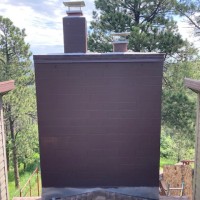 Sealed entire chimney, installed condensation tubes